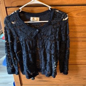 Hollister lace sweater